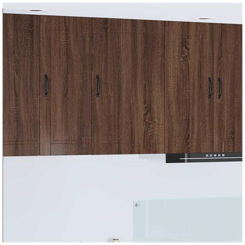 Pensile cucina Rovere Marrone 50 x 31 x 80 cm Legno multistrato - Foto 2