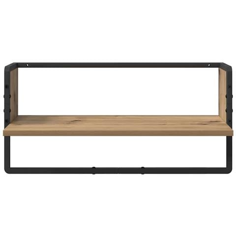 Set mensole da parete 4 pcs Rovere artigianale 65 x 25 x 30 cm - Foto 9