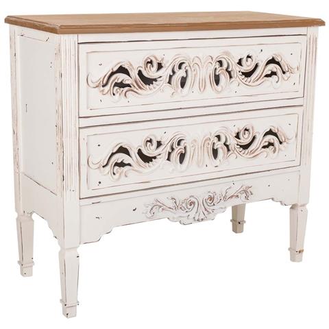 Cassettiera In Legno Bianco 86x38x76h - Foto 1