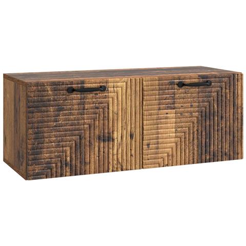 Mobile Porta TV da Muro Legno antico 78,5 x 31 x 30 cm - Foto 1