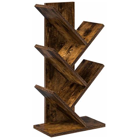 Libreria ad Albero 4 Piani 30 x 18 x 60 cm Legno ingegnerizzato - Foto 1