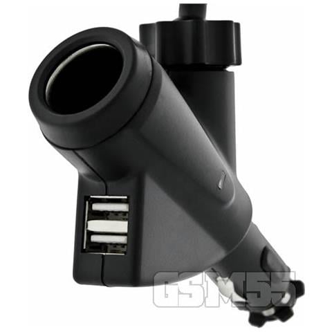 Supporto Auto Universale Con 2x Connettori Usb + Presa Accendisigari - Foto 9