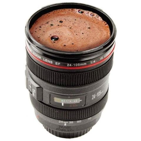 Tazza Obiettivo Fotocamera Bicchiere Cuplens Ef 24-105mm Portabiscotti Colazione Biscotti - Foto 1