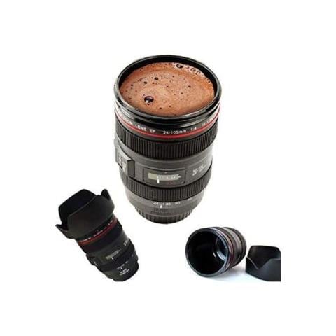 Tazza Obiettivo Fotocamera Bicchiere Cuplens Ef 24-105mm Portabiscotti Colazione Biscotti - Foto 2