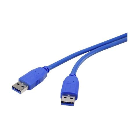 Usb 3.0 Kabel [1x Usb 3.0 Stecker A - 1x Usb 3.0 Stecker A] 1.8 M Blau Vergoldete Steckkontakte (rf- - Foto 2