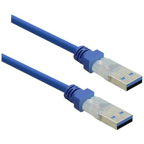 Usb 3.0 Kabel [1x Usb 3.0 Stecker A - 1x Usb 3.0 Stecker A] 1.8 M Blau Vergoldete Steckkontakte (rf- - Foto 1
