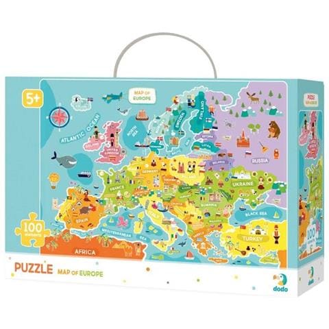 Puzzle - Continenti (100 Pezzi)  - Foto 1