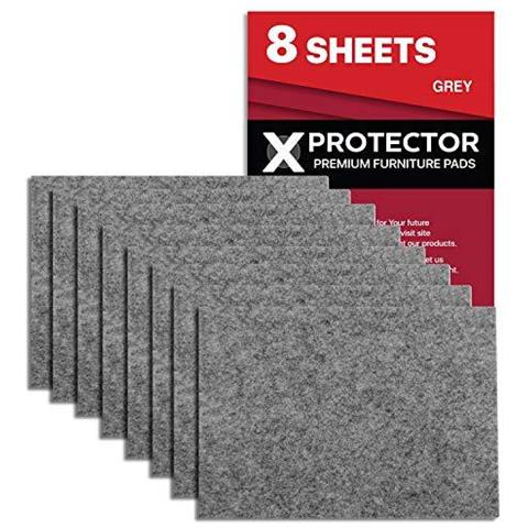 Mobili Pads X-protezione 8 Pcs - Piano Protettori Mobili Feltrini 20x16cm Heavy Duty 5 Mm. Rilievi Del Piede Di Lusso Piedi Mobili - Adhesive Pads Presidente Del Pavimento Del Piedino Protezioni - Foto 1