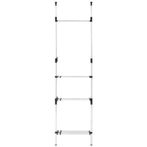 Sistema Per Guardaroba Telescopico Aste Mensole In Alluminio - Foto 10