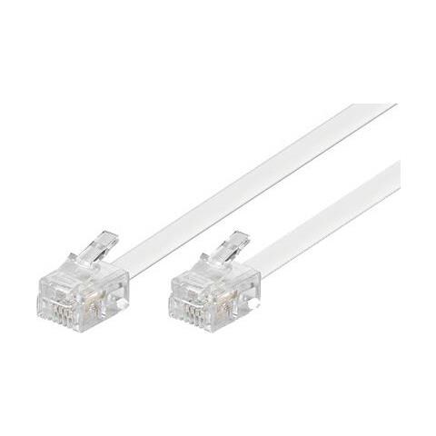 Cavo Modulare, 6p4c (rj11) A 6p4c (rj11), 3m, Bianco - Foto 1