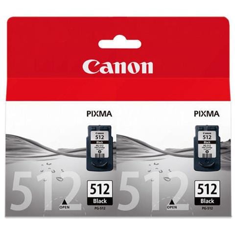 PG-512 Cartuccia Ink Originale Nera per Canon PIXMa iP2700 / Canon PIXMa iP2702 / Canon Pixma MP230 / Canon PIXMa MP240 Capacità 802 Pagine - Foto 1
