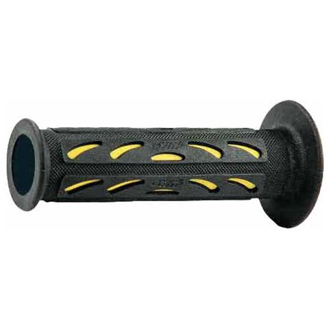 Manopole Strada Forate Progrip 724 Dual Density (colore: giallo)  - Foto 1