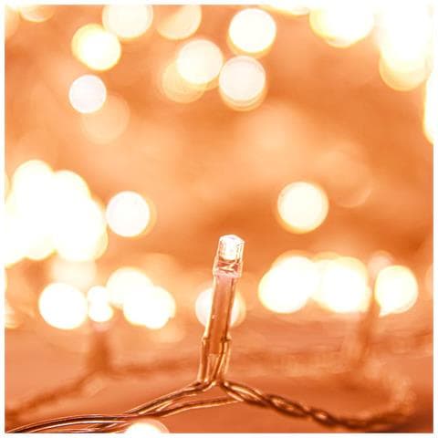 Stringa LED con 150 Luci LED Bianco Caldo 15 m PVC - Foto 2
