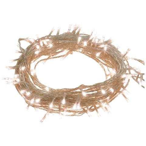 Stringa LED con 150 Luci LED Bianco Caldo 15 m PVC - Foto 1