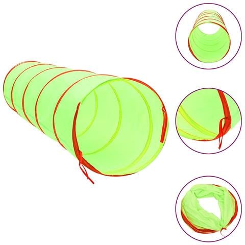 Tunnel Da Gioco Per Bambini 250 Palline Verde 175 Cm Poliestere - Foto 2