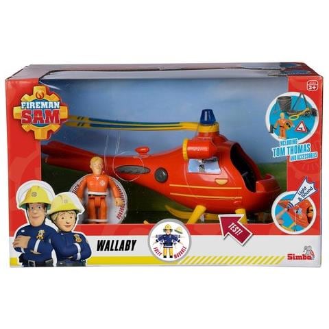 Playset Simba 109252510038 Sam Il Pompiere Helicopter Wallaby - Foto 1