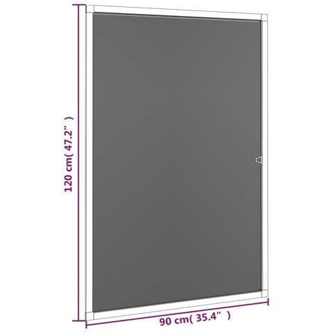 Zanzariera Per Finestre Marrone 90x120 Cm - Foto 10