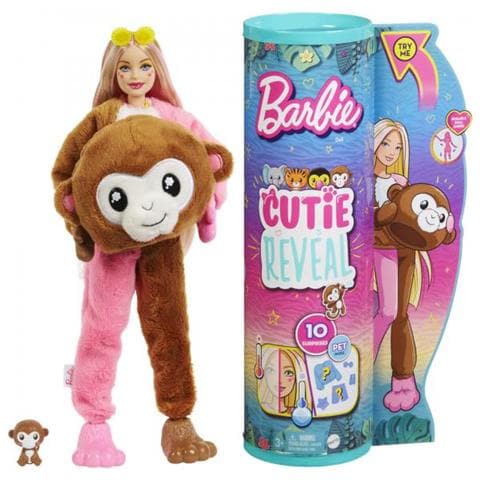 Barbie - Barbie Cutie Rivela Singe - Doll - 3 Anni E + - Foto 1