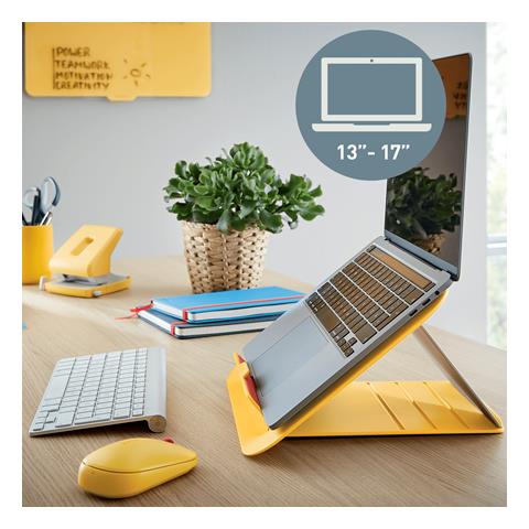 Ergo Cosy Supporto per computer portatile Giallo 43,2 cm (17") - Foto 2