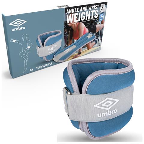 Set 2 Pesi Per Caviglie E Polsi Da 500 Gr Sport Fitness Fascia Regolabile - Foto 3