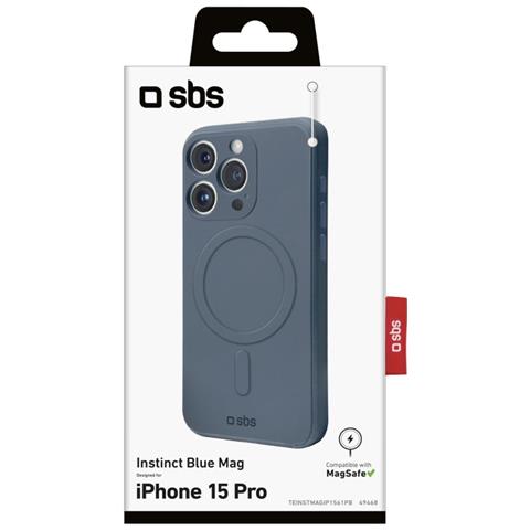 TEINSTMAGIP1561PB custodia per cellulare 15,5 cm (6.1"") Cover Blu per iPhone 15 pro - Foto 2
