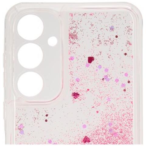 Silicone Glitter Back Cover Case Samsung Galaxy A35 5g (a356e) (a356b) Pink - Foto 3