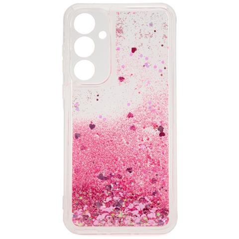 Silicone Glitter Back Cover Case Samsung Galaxy A35 5g (a356e) (a356b) Pink - Foto 1