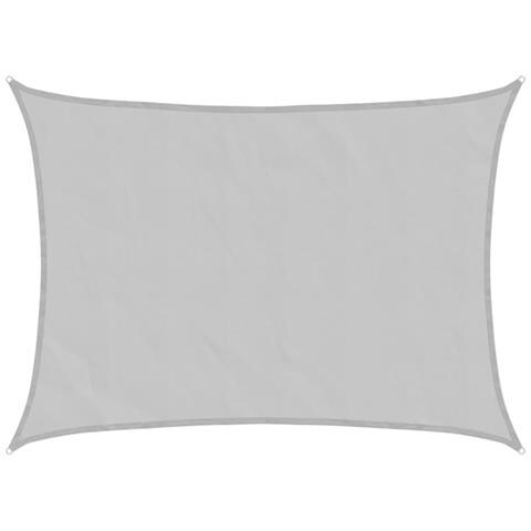 Vela Parasole Grigio Chiaro 8x6 M 100% Poliestere Oxford - Foto 2