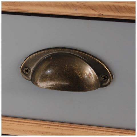 Scrivania Porta Pc In Legno Con 1 Ripiano E 5 Cassetti Colorati Milly - Foto 2