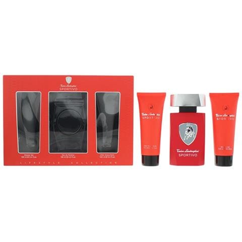 Set Tonino : Sportivo, Eau De Toilette, For Men, 125 Ml + Sportivo, Hydration, Shower Gel, All Skin Types, 100 Ml + Sportivo, Hydrating & Softening, After-shave Balm, 100 Ml - Foto 1
