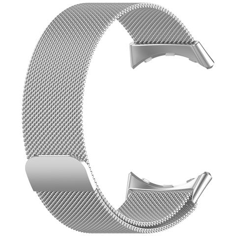 Cinturino Milanese Per Google Pixel Watch Silver M - Foto 6