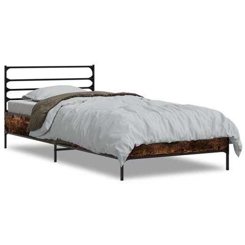 Giroletto Rovere Fumo 100x200 Cm In Legno Multistrato E Metallo - Foto 2