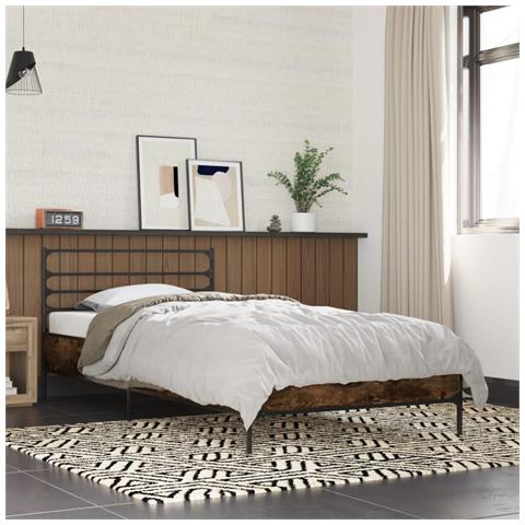 Giroletto Rovere Fumo 100x200 Cm In Legno Multistrato E Metallo - Foto 1