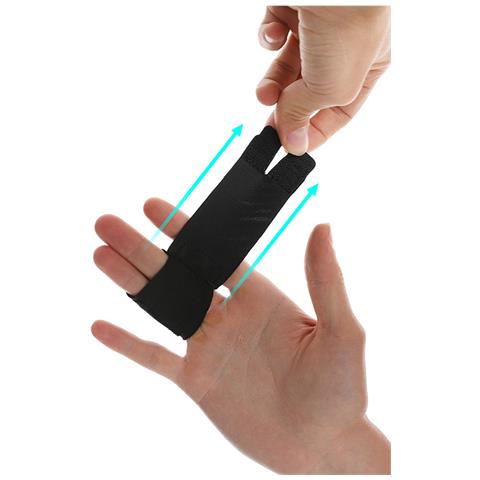 Manicotto Di Supporto Per Dita Sportive - Nero S - Foto 2