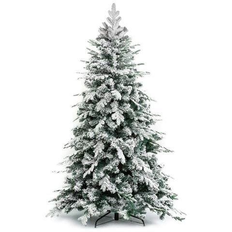 Albero Di Natale Innevato Artide 180 Cm Folto Foltissimo Realistico 706 Punte - Foto 2