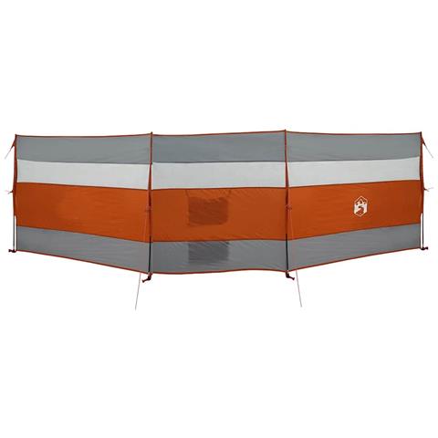 Frangivento Campeggio Grigio Arancione 508x130 cm Impermeabile - Foto 10
