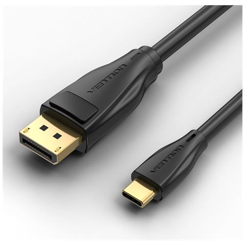 CGYBH cavo e adattatore video 2 m USB tipo-C DisplayPort Nero - Foto 2