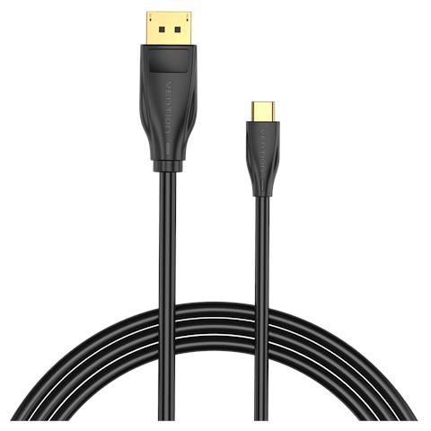 CGYBH cavo e adattatore video 2 m USB tipo-C DisplayPort Nero - Foto 5