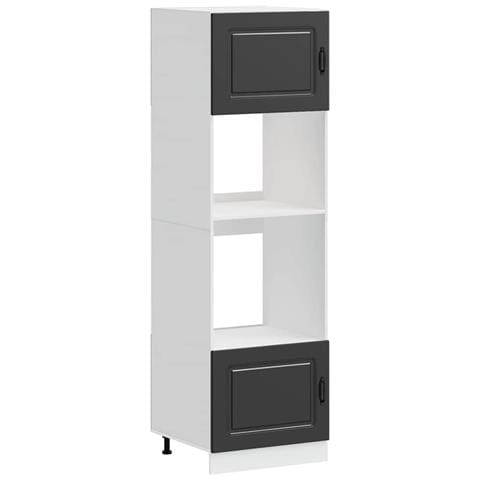 Armadi Forno 2 Pz Lucca Neri In Legno Multistrato - Foto 2