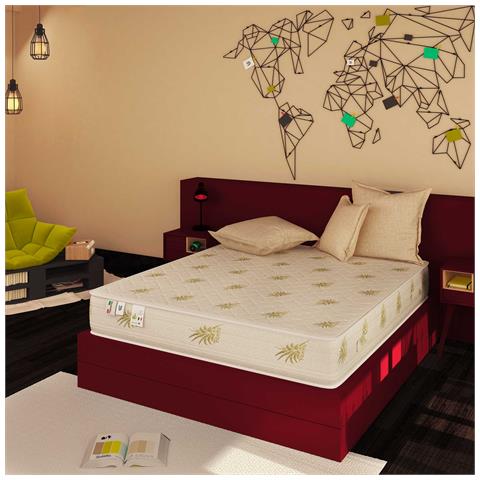 Materasso Memory Foam 23 cm Easy Super Top con fodera Aloe Vera Singolo misura 100x200 cm - Foto 1