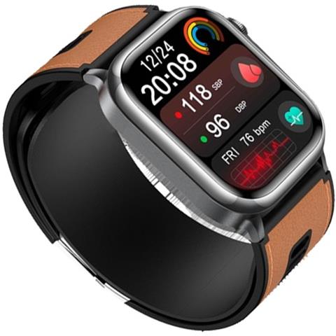 Smart Watch - 2.06 Inch Amoled Full Touch Smartwatch With Ble 5.3, Ip67, 530mah Battery, Magnetic Charging, Nfc - Compatible With Apple, Samsung, Huawei Brown - Foto 1