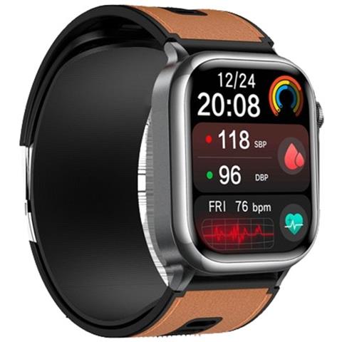 Smart Watch - 2.06 Inch Amoled Full Touch Smartwatch With Ble 5.3, Ip67, 530mah Battery, Magnetic Charging, Nfc - Compatible With Apple, Samsung, Huawei Brown - Foto 7