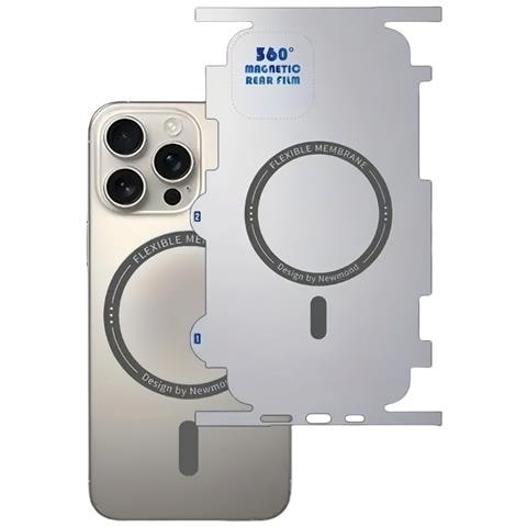 Pellicola Protettiva Posteriore A 360° Compatibile Con Iphone 16 Plus - Idrogel, Antigraffio, Trasparente - Foto 1