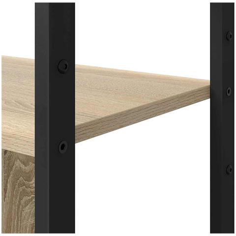 Libreria rovere sonoma 80 x 30 x 155.5 cm Legno multistrato - Foto 9