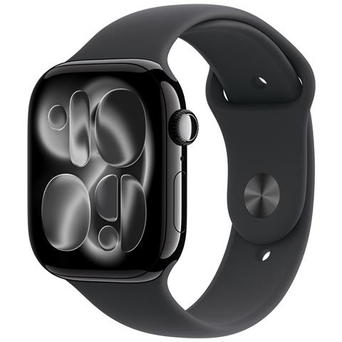 Watch Series 11 GPS 46mm Cassa Alluminio Jet Black con Sport Band Nero - M /L - Foto 1