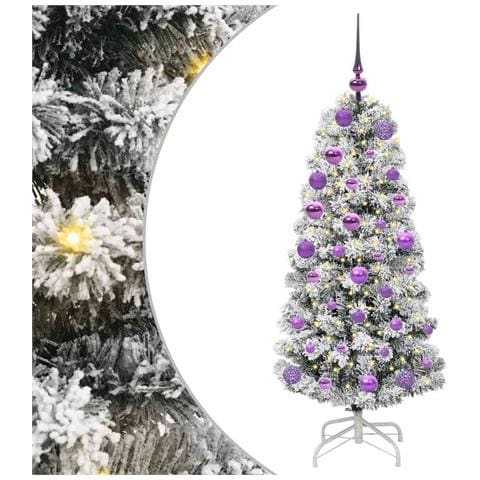 Albero di Natale Artificiale con Rami Pieghevoli 120 cm - Foto 1
