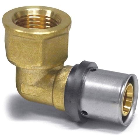 Raccordo A Pressare Multistrato 16 X 2 - 1/2 Ig Angolo Di Transizione - Foto 1