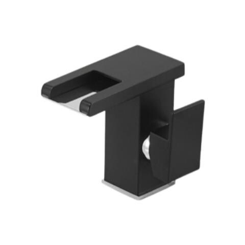 Rubinetto per lavabo da bagno, Blackswan, tipo M173, modello nero opaco con LED, dimensioni 12,5 cm - Foto 1
