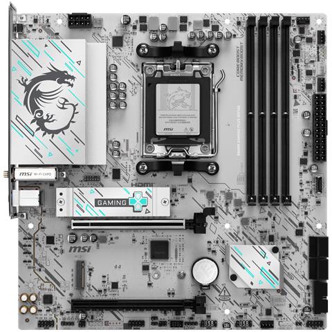 B840M GAMING PLUS WIFI6E scheda madre AMD B840 Socket AM5 micro ATX - Foto 1