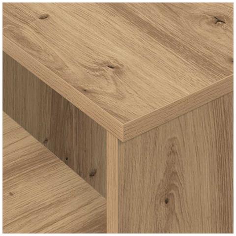 Tavolo consolle Rovere artigianale 91,5 x 35 x 38,5 cm - Foto 9
